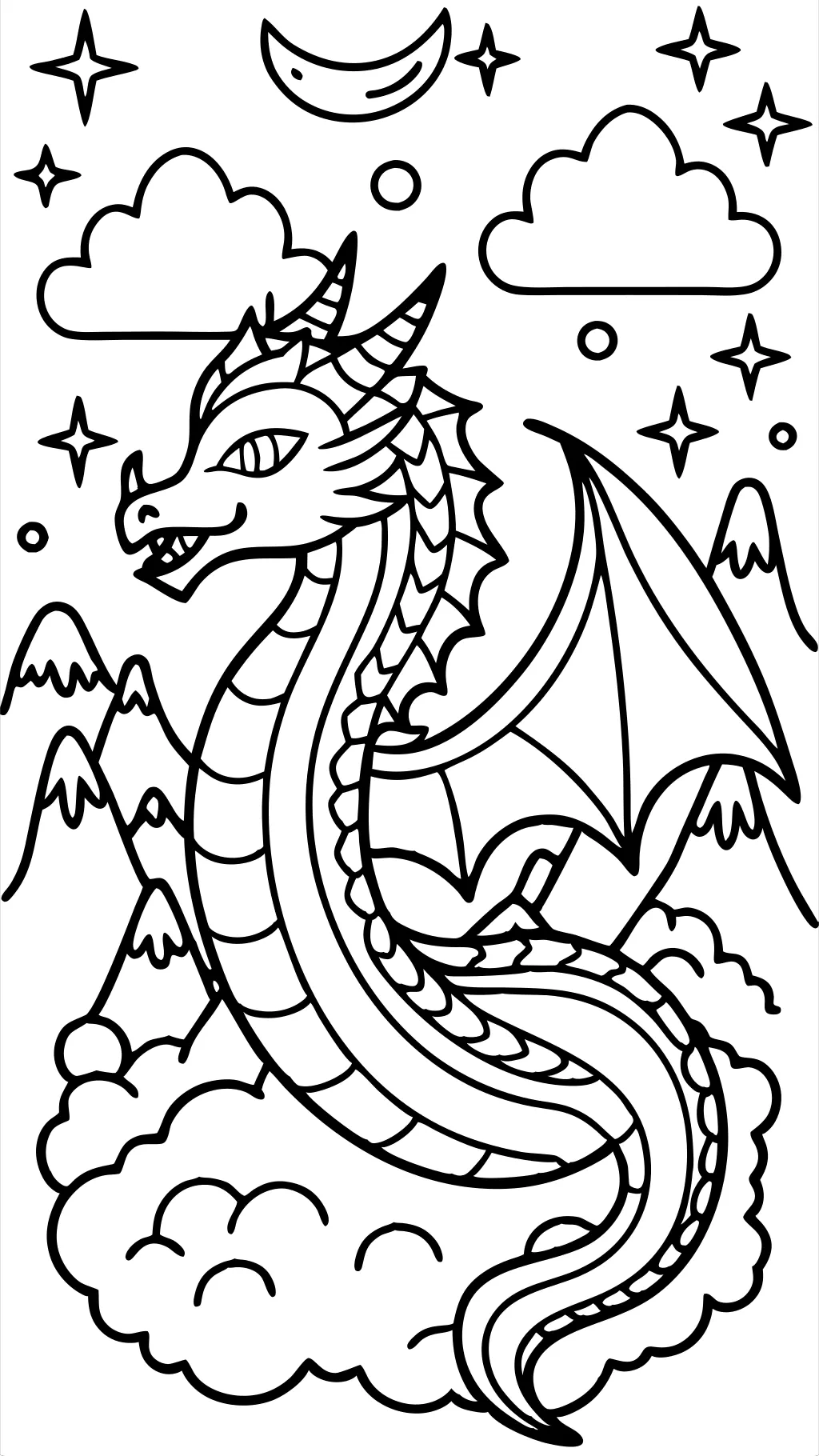 Páginas para colorear dragones